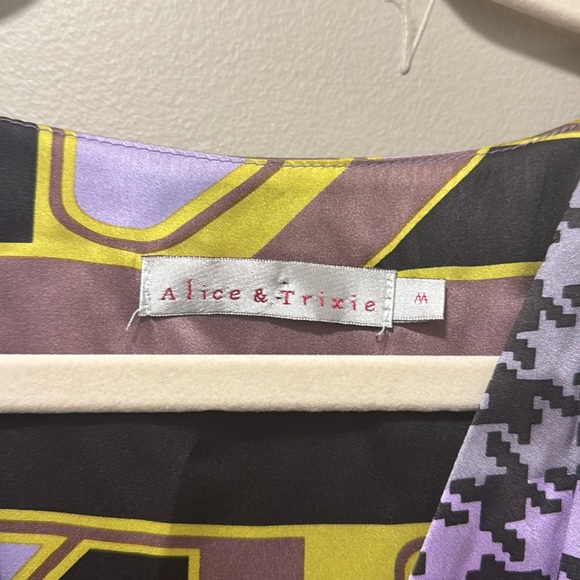 Alice & Trixie Mandy Dress 100% Silk Printed - Picture 5 of 9